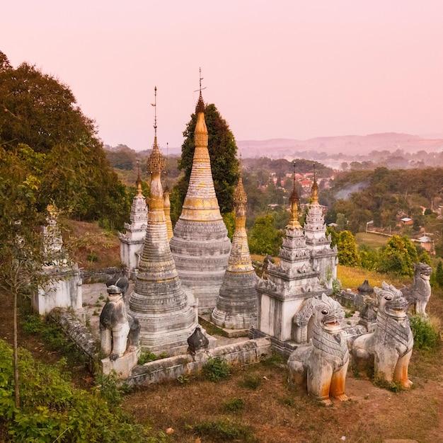 What is the name of the most famous Buddhist cave temple and where is it located? 