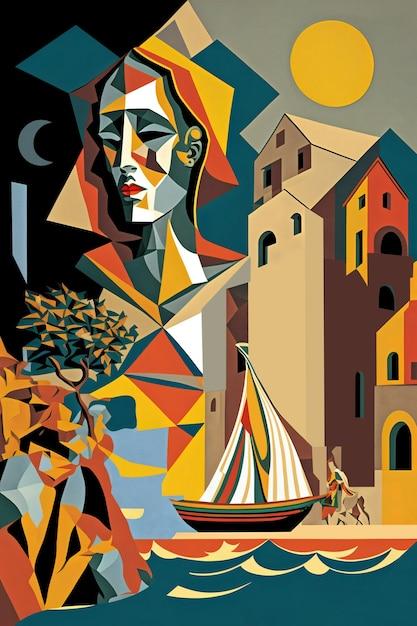 What are the 2 different types of Cubism? 