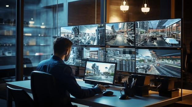 What are the functions of control desk? 