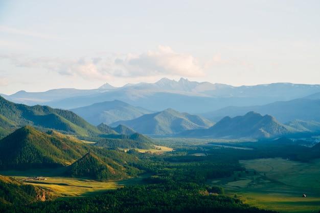 What is a low land between hills or mountains called? 