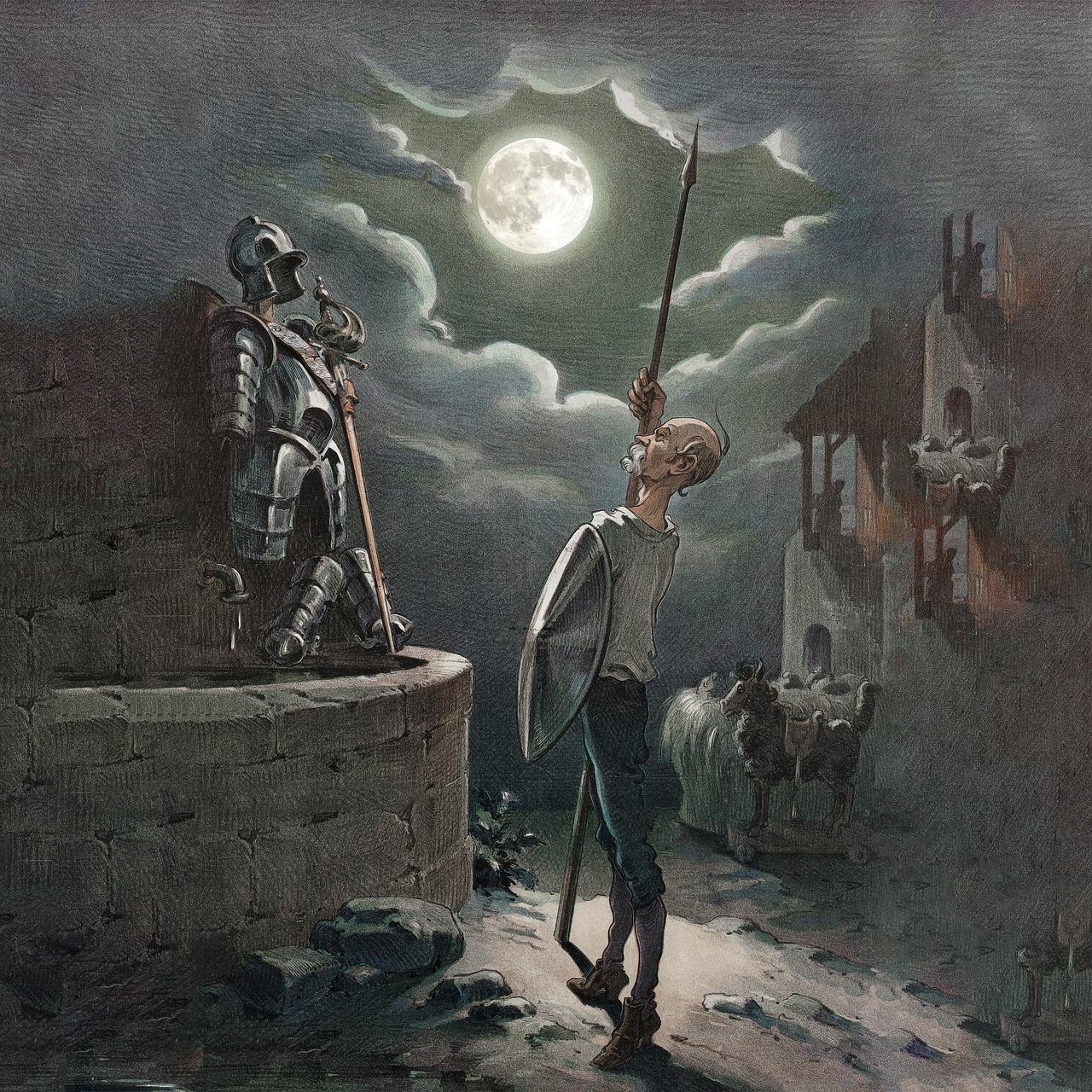 What is the main theme of Don Quixote? 