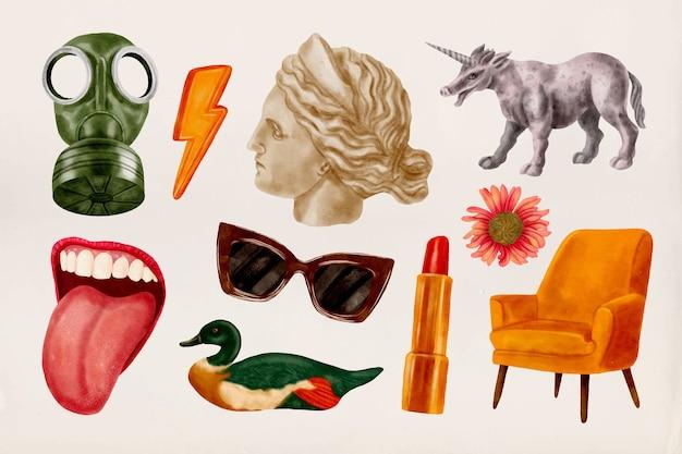 What are the uses of collage? 