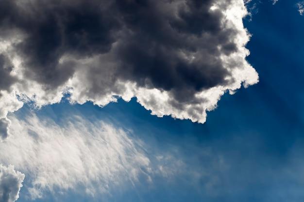 What is the meaning of cloudy weather? 