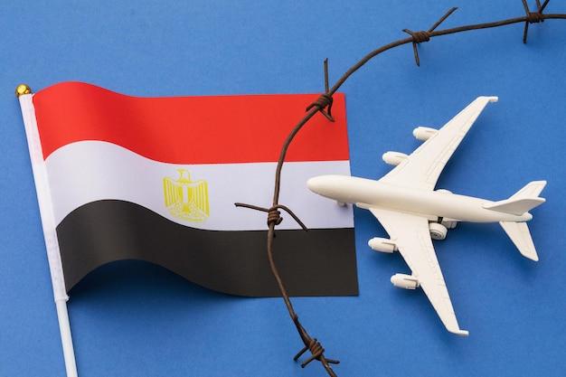 What natural borders protect Egypt? 