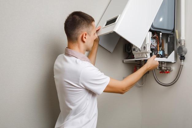 Where is the orifice located on a gas furnace? 