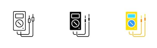 What is the symbol of ammeter and voltmeter? 