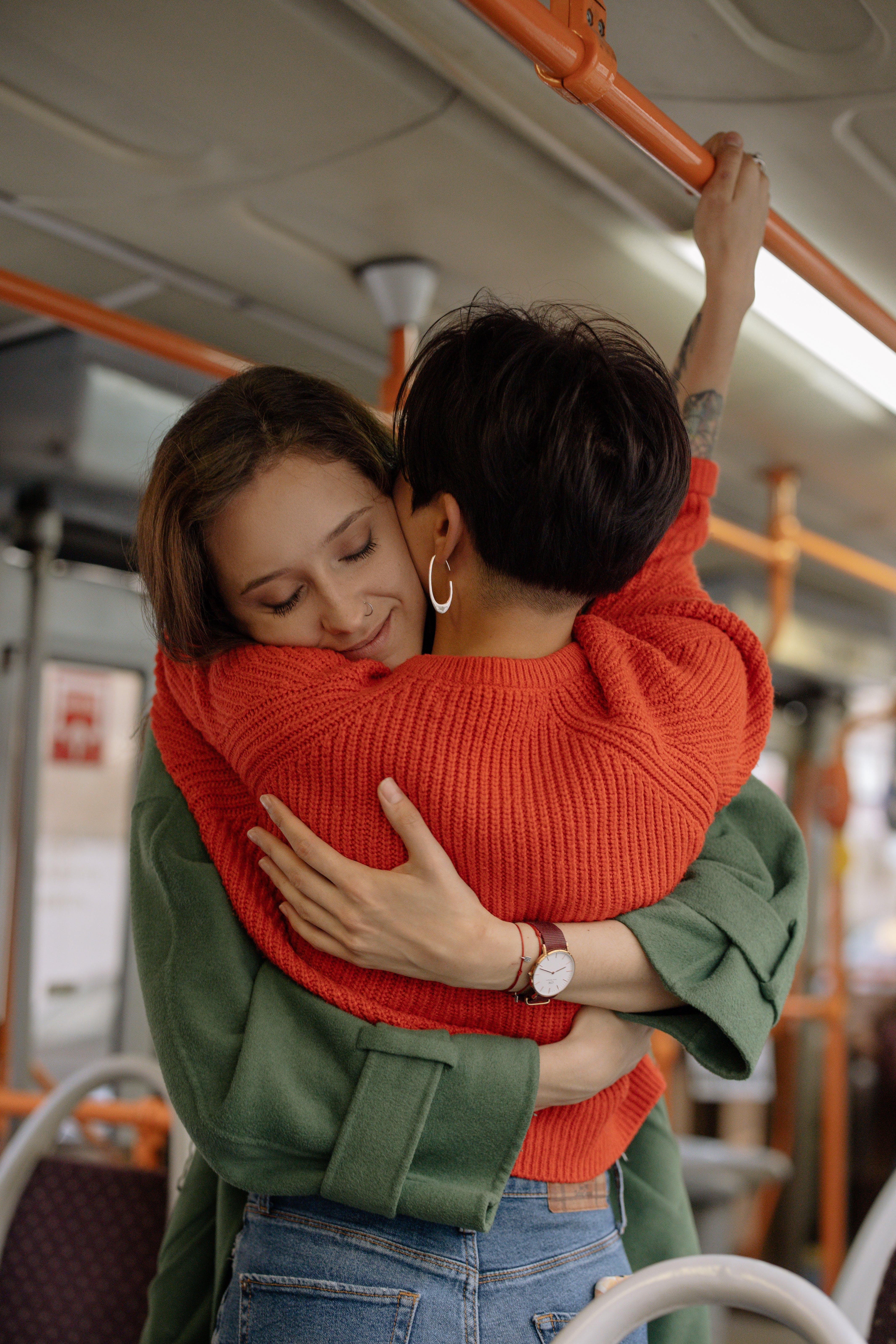 What does the red sweater in eleven symbolize? 