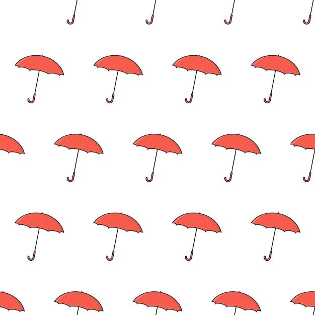 What is the theme of the white umbrella? 
