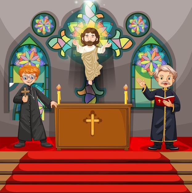What are the two types of priests in the Catholic Church? 