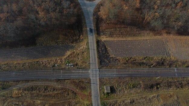 What is uncontrolled railroad crossing? 