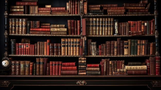 How are fiction books organized in the library? 