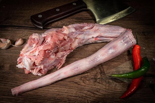What animal does neckbone come from? 