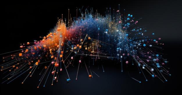 What are clusters in scatter plots? 