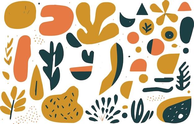 What are some examples of organic shapes? 