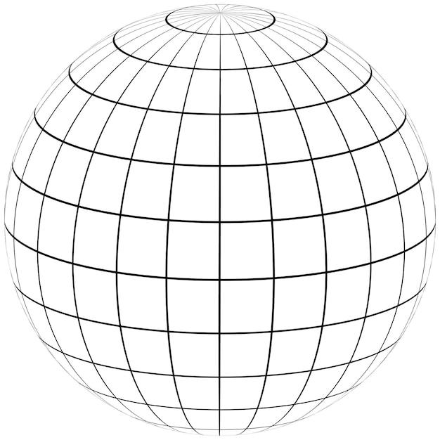 What are the imaginary lines on the globe? 