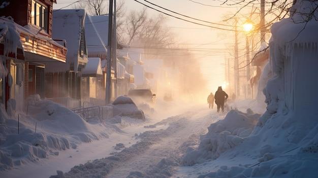 What are the main effects of blizzards? 