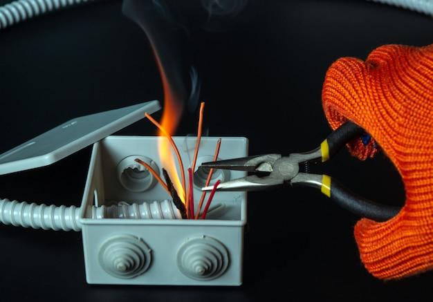 What causes surge protectors to catch fire? 