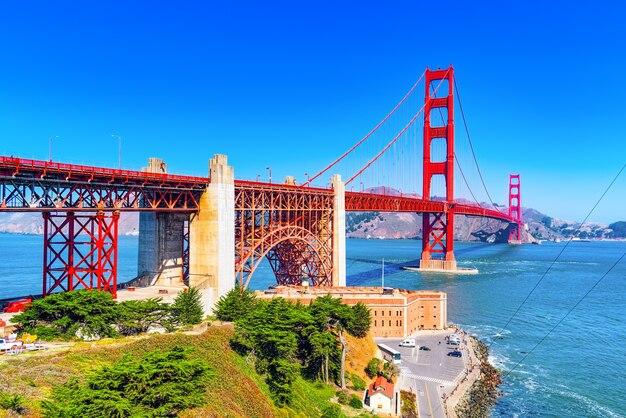 What city is on the other side of Golden Gate Bridge? 