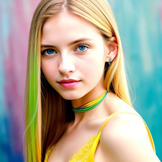What colors go with green eyes and blonde hair? 