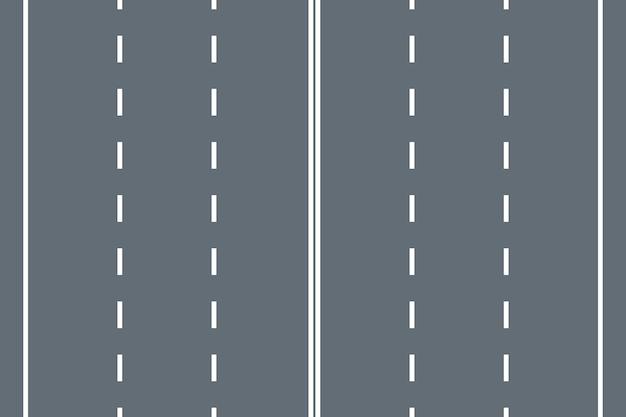 What do broken white lines mean? 