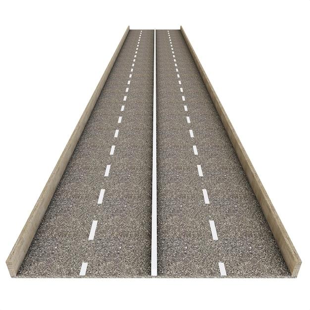 What do broken white lines mean? 