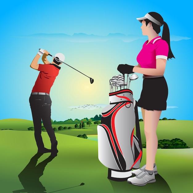 What does a caddy girl do? 