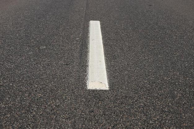 What does a single solid white line mean? 