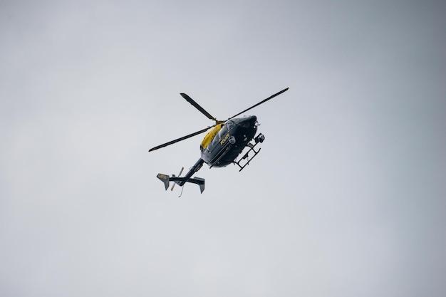 What does it mean when a helicopter is circling at night? 