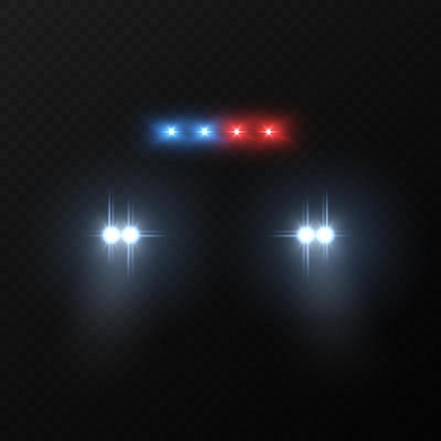 What does it mean when cops have lights on but no siren? 