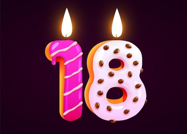 What does the 18 candles symbolize? 