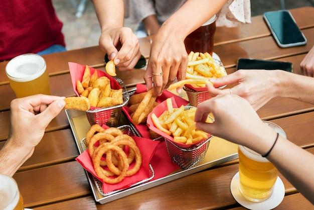 What food group is fries in? 
