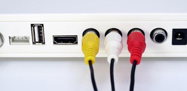 What is an AV port used for? 