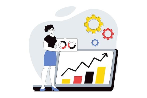 What is presentation analysis and interpretation of data? 