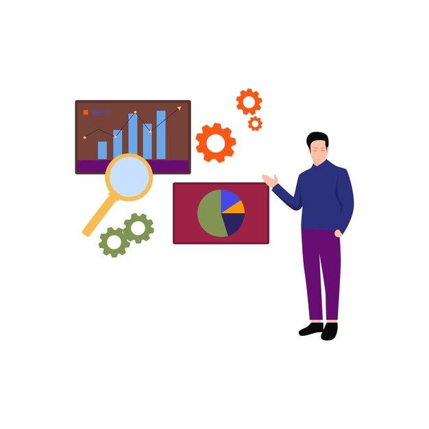 What is presentation analysis and interpretation of data? 