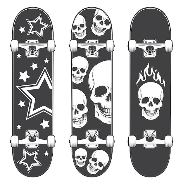 What is the design on the bottom of a skateboard called? 