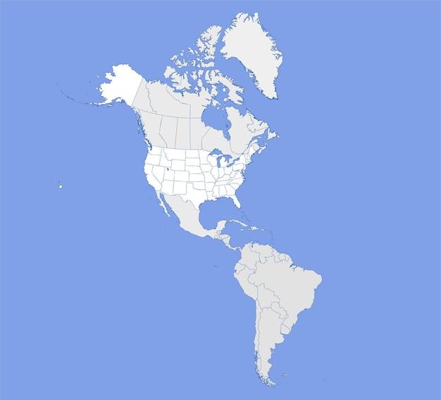 What is the difference between North America and South America? 