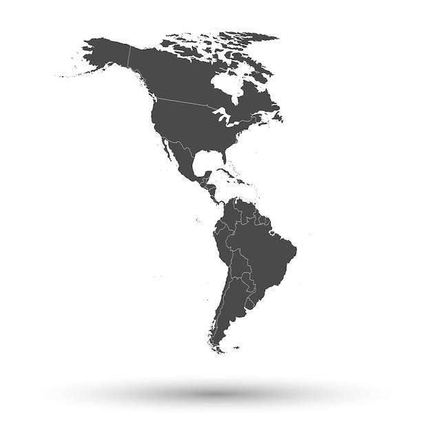 What is the difference between North America and South America? 