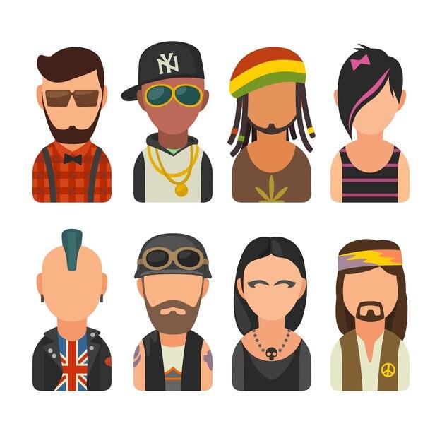 What is the difference between punk goth and emo? 