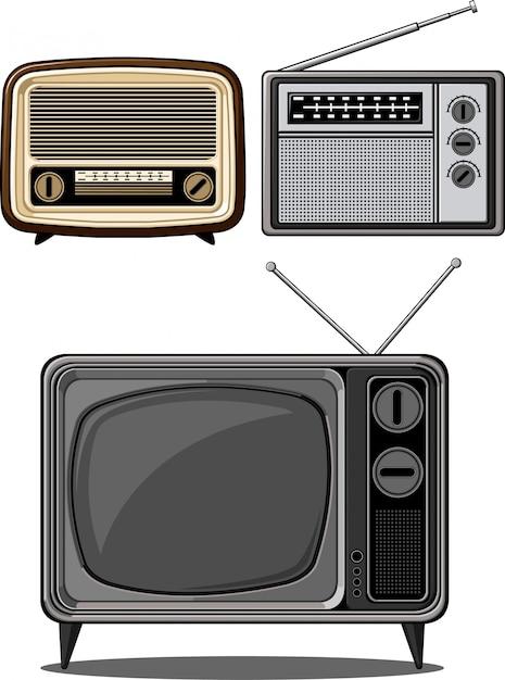 What is the difference between radio and television? 