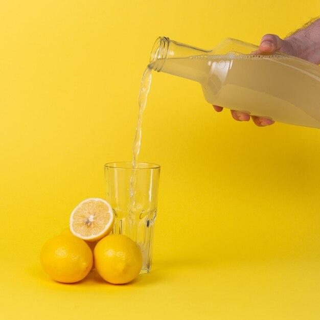 What is the final Colour of lemon juice? 