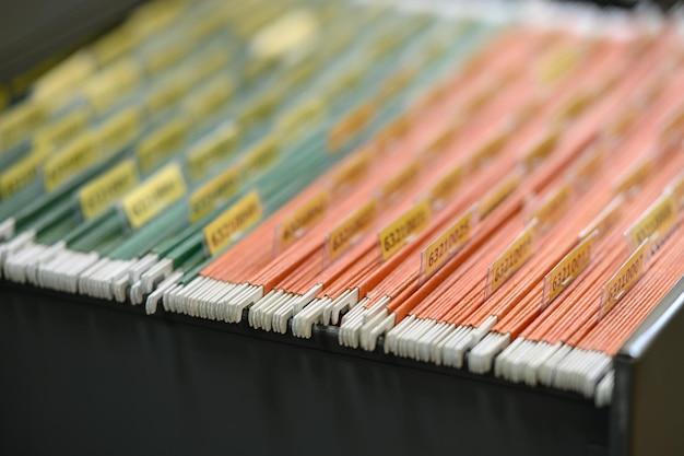 What is the proper way to file documents? 