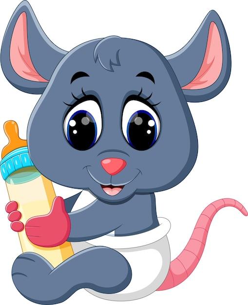 What kind of milk can I feed a baby mouse? 