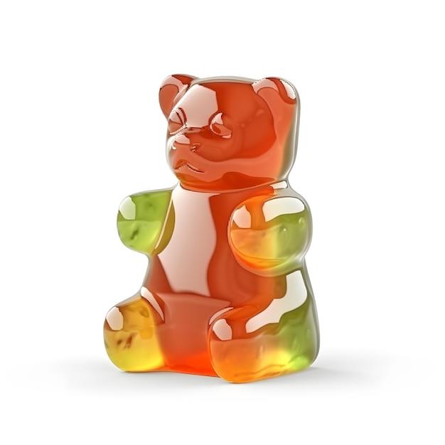 What liquid makes gummy bears grow the biggest? 