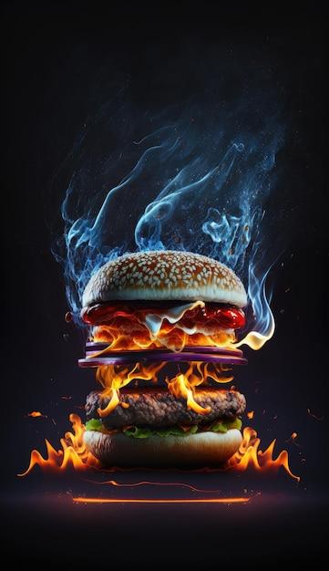 What type of energy is in a burger? 