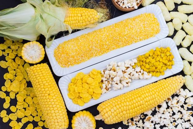 What type of products are made from maize? 