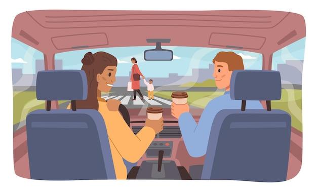 What were Jack and Rose doing in the car? 