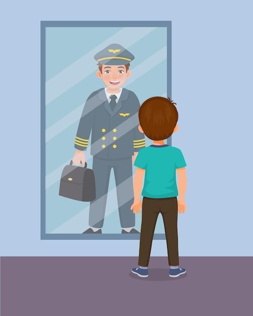 When I grow up I want to be a pilot speech? 