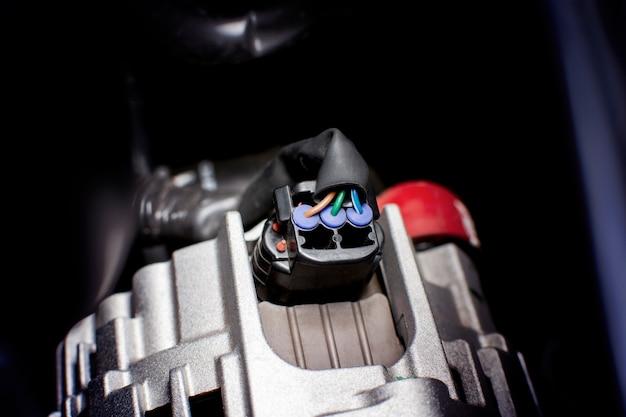 Where do the wires go from the alternator? 