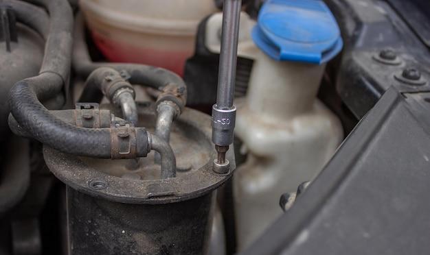 Where is the fuel filter located on a 2011? 