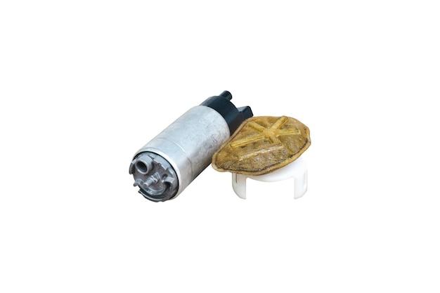 Where is the fuel pump filter located? 